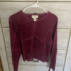 Kroshetta burgundy jacket